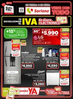 Vista previa las ofertas de la tienda Soriana - Buen Fin Mercado Nacional desde el 13/11/2025 