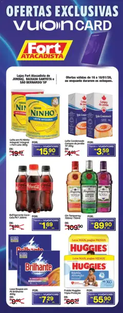 Pré-Visualização do folheto "Ofertas Exclusivas" da loja Fort Atacadista válido a partir de 16/01/2026