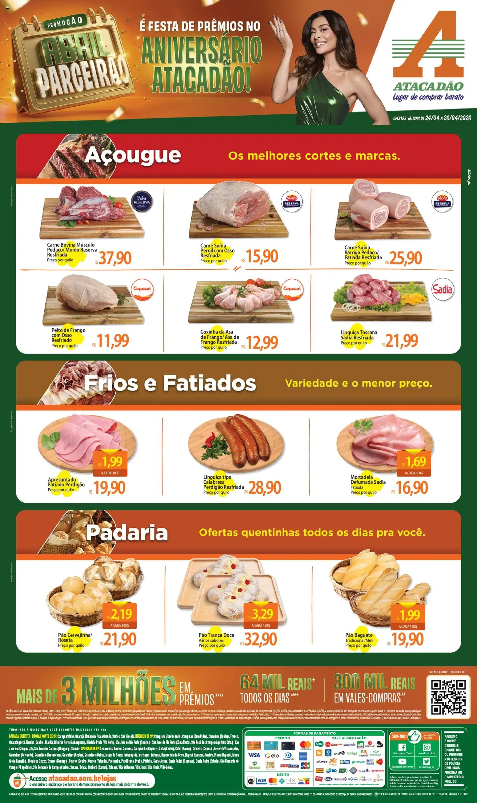 Pré-Visualização do folheto "Atacadão ofertas - SP" da loja Atacadão válido a partir de 24/04/2026