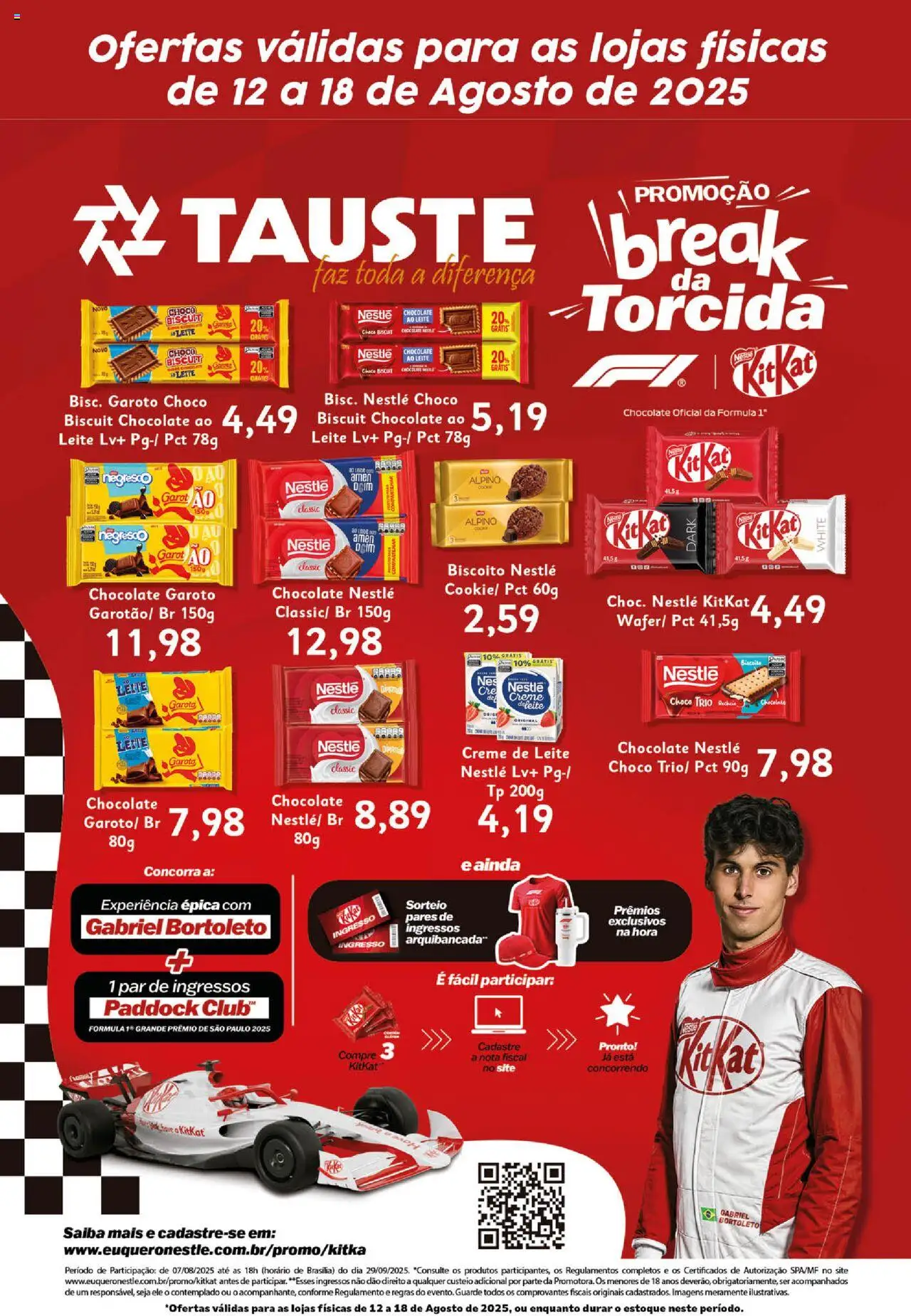 Tauste folheto "Ofertas Especial Nestlé" válido a partir de 12/08/2025 - número de página 1