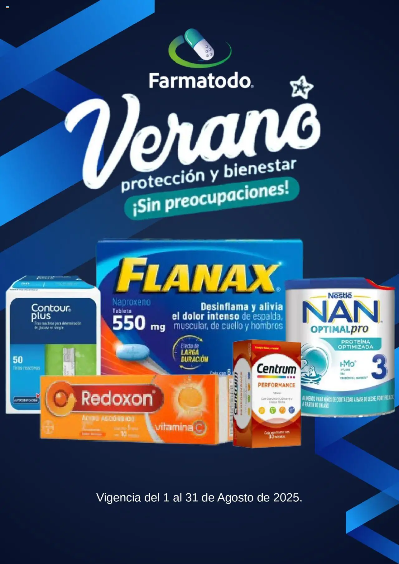 Catálogo Farmacias Unión y sus promociones válidas desde el 01/08/2025 - Número de página 1 - Proteína, Tableta
