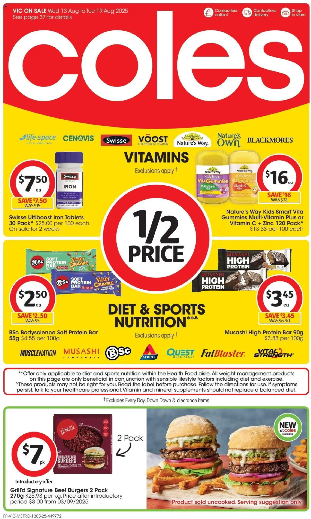 Coles catalogue valid from 13/08/2025 - page 1