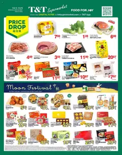 Un aperçu du dépliant Weekly flyer / circulaire du magasin T&T Supermarket est valide à partir 3 oct. 2025