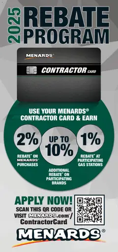 Ad Preview of Menards Contractor Catalog from 01/01/2025