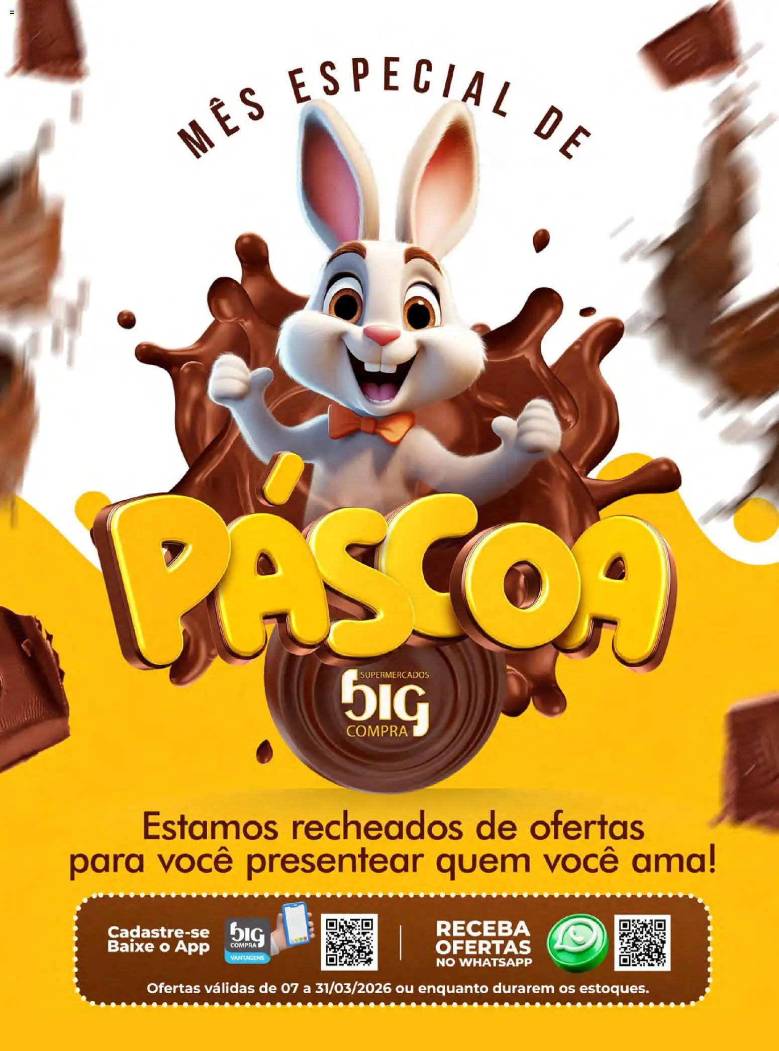 Pré-Visualização do folheto "Big Compra ofertas Páscoa" da loja Big Compra válido a partir de 07/03/2026