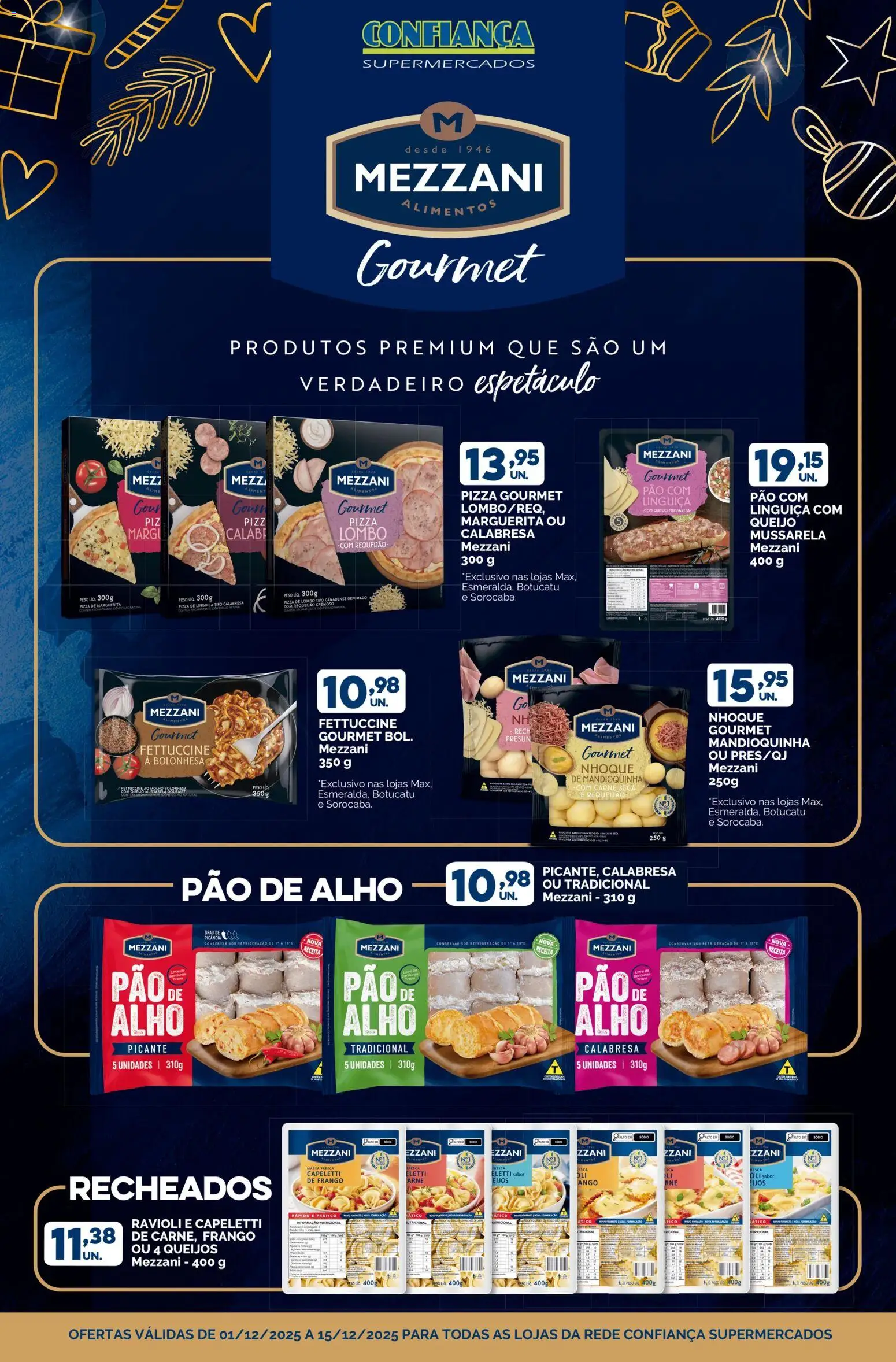 Pré-Visualização do folheto "Ofertas Mezzani" da loja Confiança válido a partir de 01/12/2025