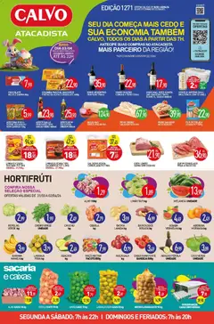 Pré-Visualização do folheto "Calvo Atacadista - Ofertas da semana" da loja Calvo Atacadista válido a partir de 31/03/2026