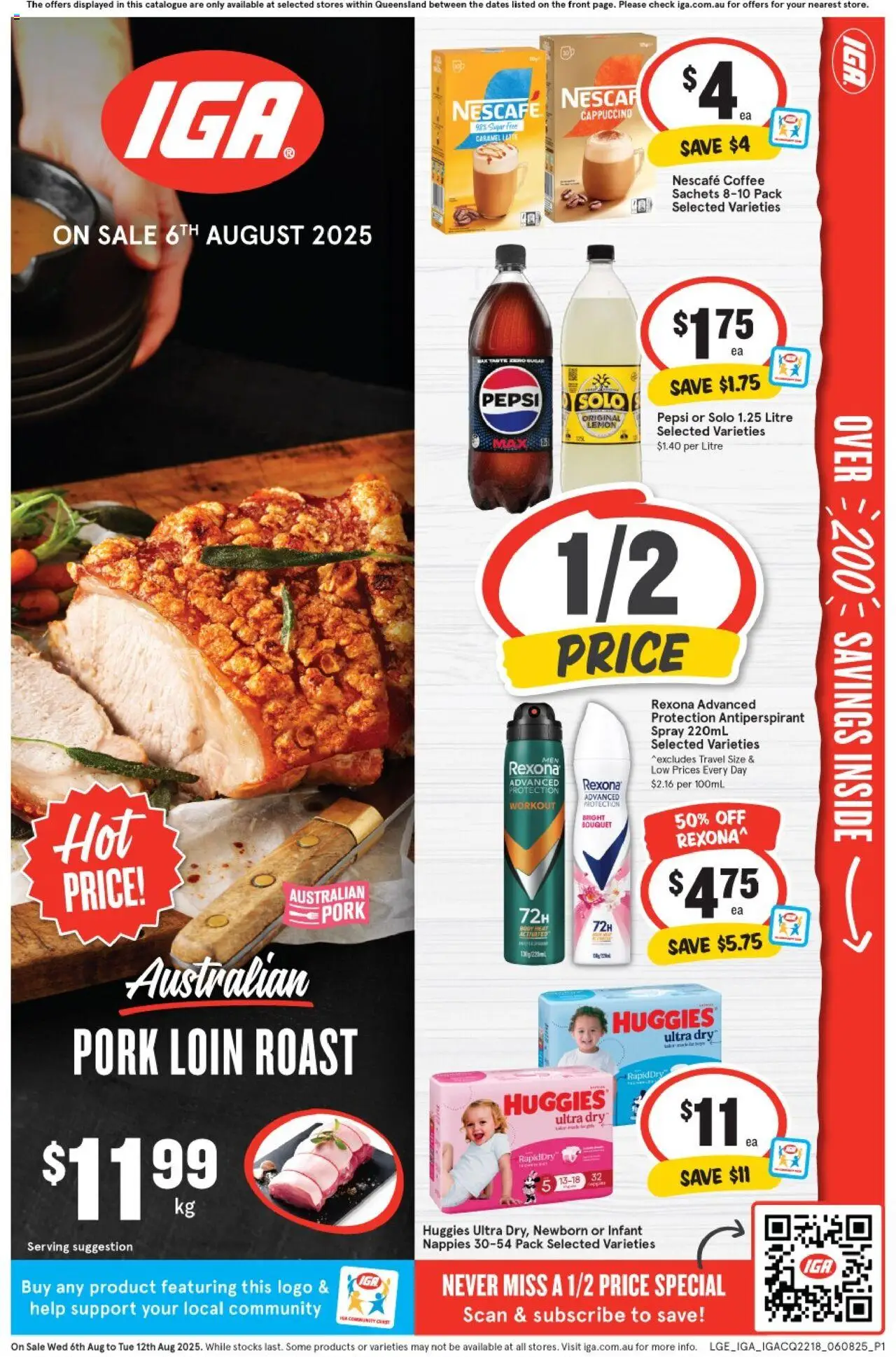 IGA catalogue valid from 06/08/2025 - page 1