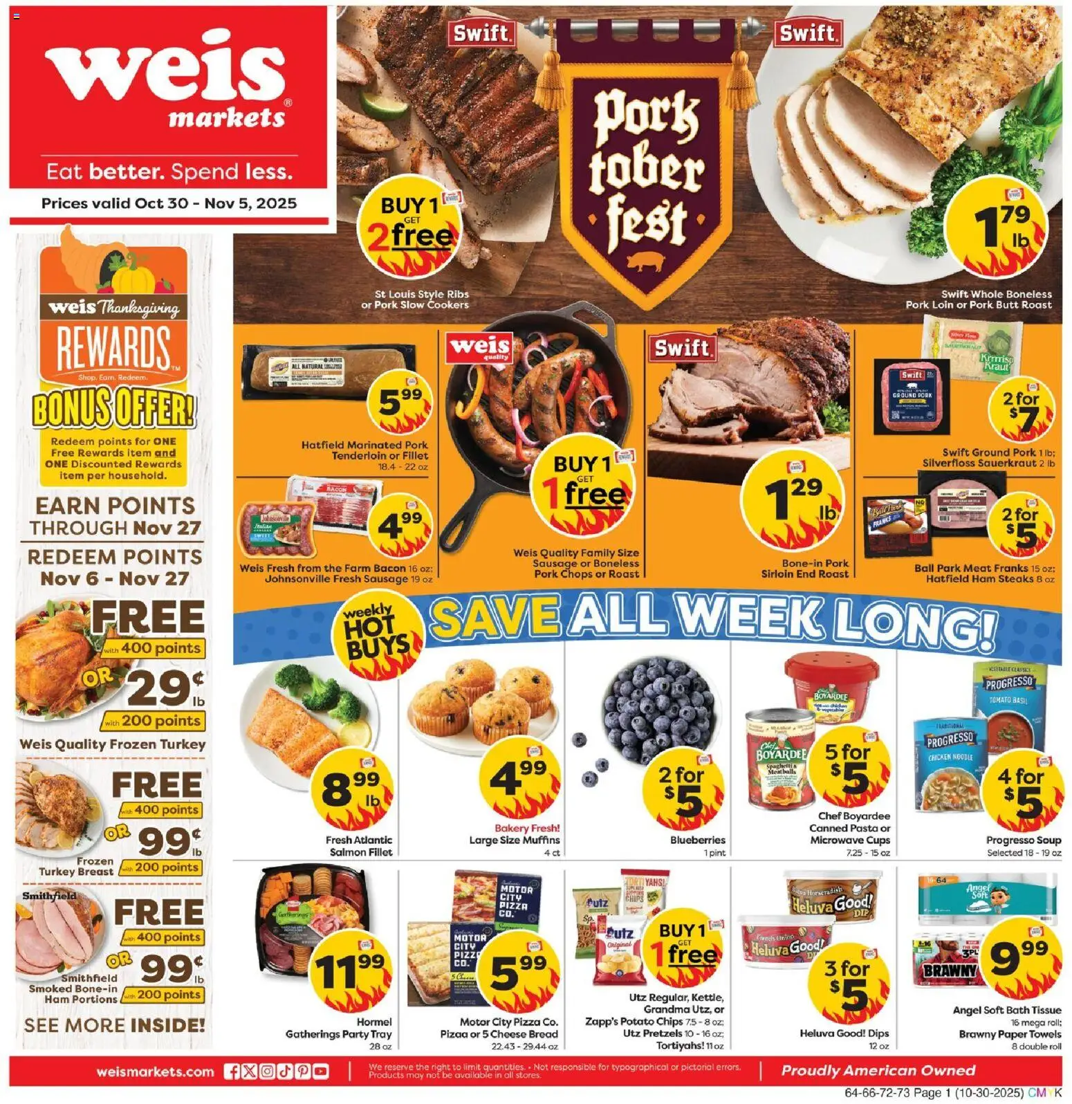 Ad Preview of Weis Weekly Circular - WV from 10/30/2025