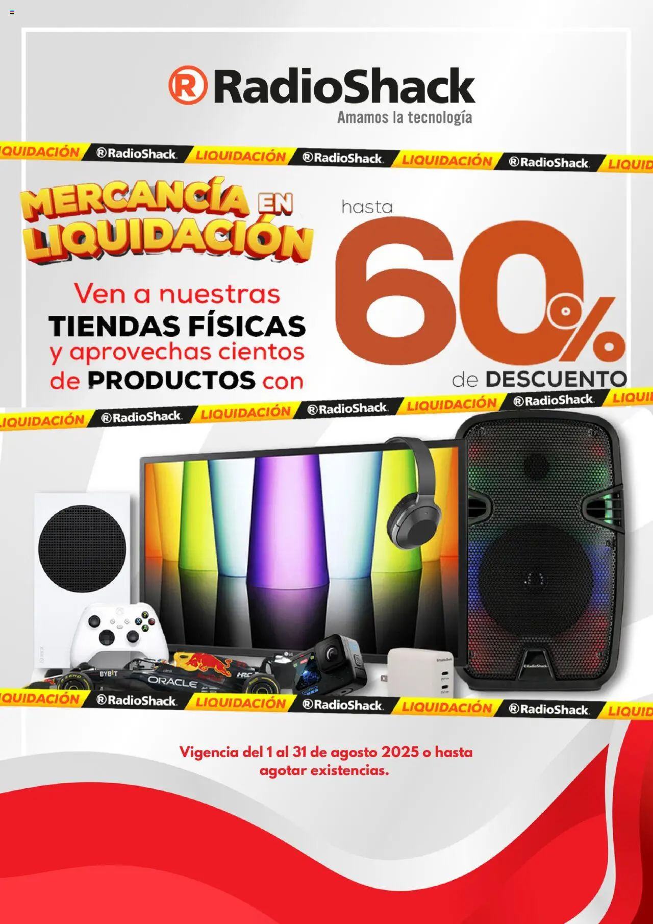 Catálogo Radio Shack y sus promociones válidas desde el 01/08/2025 - Número de página 1 - Red Bull