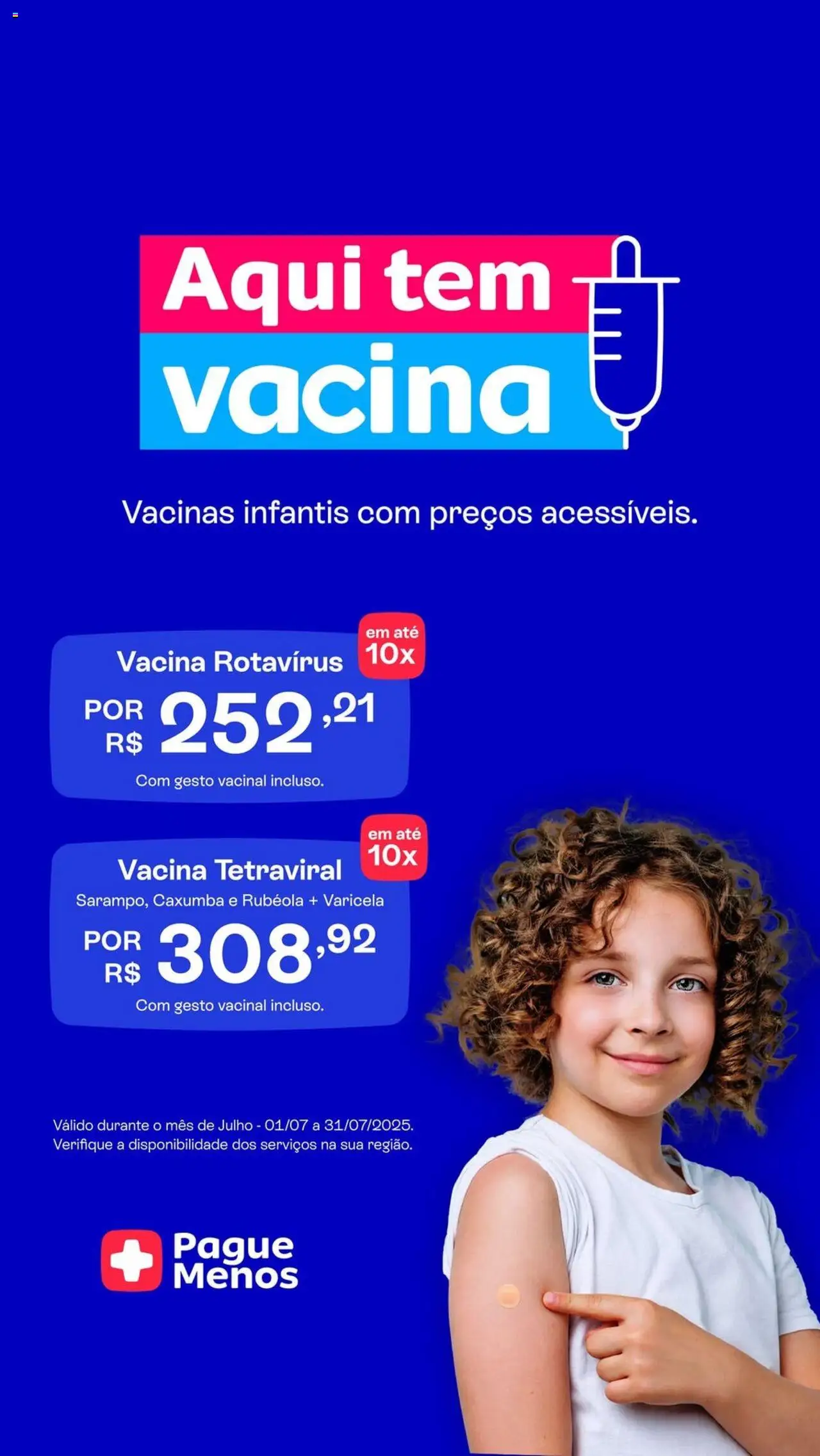Pague Menos folheto "Catálogo atual" válido a partir de 15/07/2025 - número de página 1