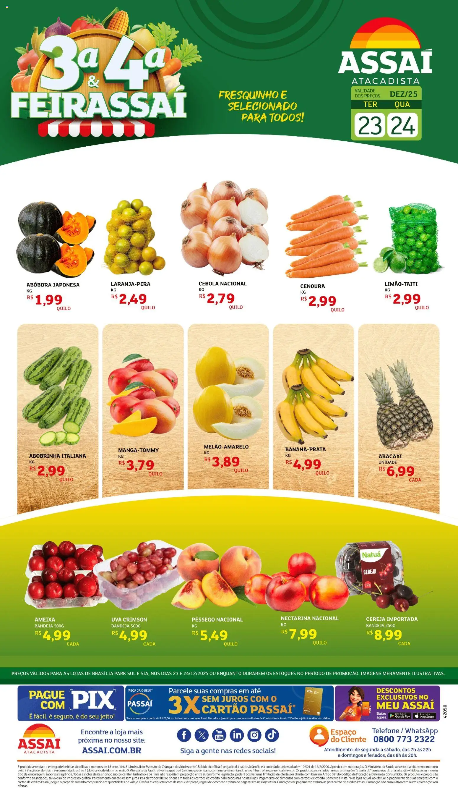 Pré-Visualização do folheto "Encarte - DF" da loja Assaí Atacadista válido a partir de 23/12/2025