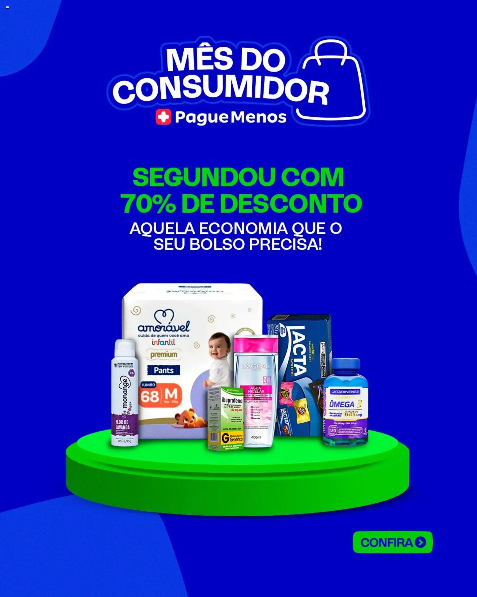 Pré-Visualização do folheto "Pague Menos - Catálogo atual" da loja Pague Menos válido a partir de 23/03/2026