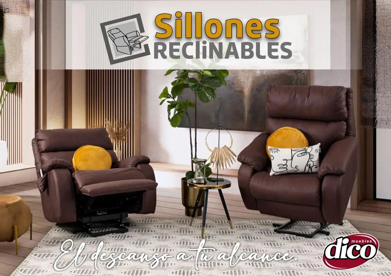 Vista previa las ofertas de la tienda Muebles Dico - Catálogo Sillones Reclinables desde el 04/12/2024 