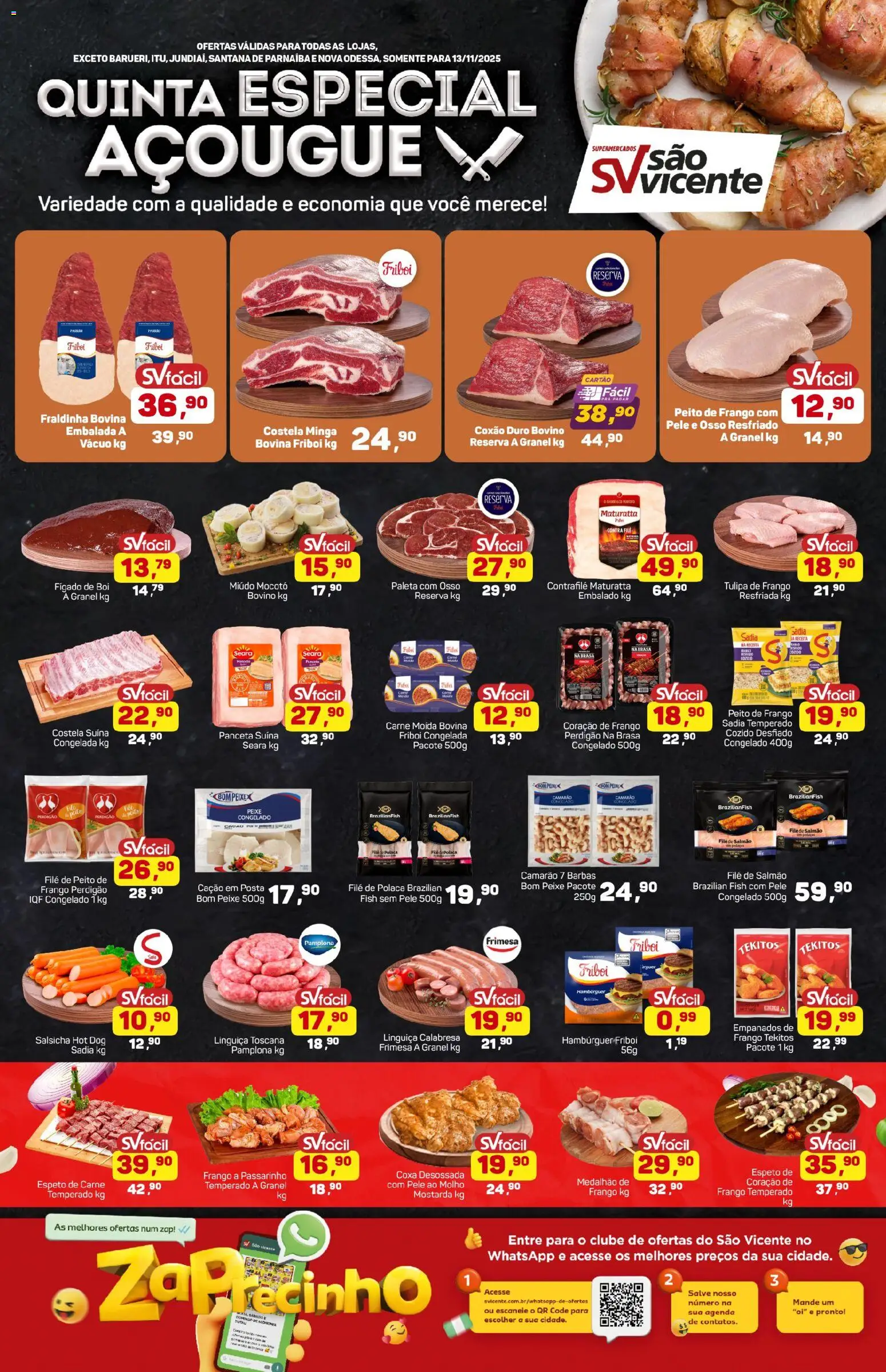 Pré-Visualização do folheto "Ofertas da semana" da loja Supermercados São Vicente válido a partir de 13/11/2025