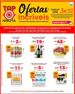 Pré-Visualização do folheto "Hirota Food ofertas Top " da loja Hirota Food válido a partir de 19/03/2026