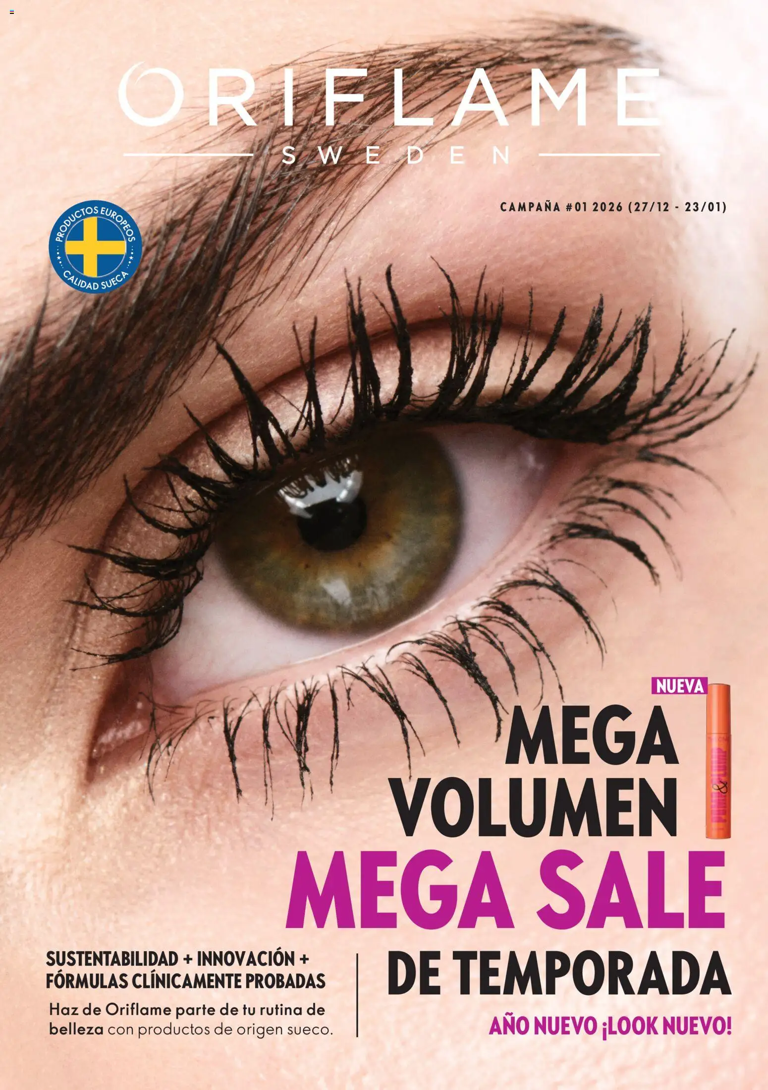 Vista previa las ofertas de la tienda Oriflame - Campaña 1 2026 desde el 27/12/2025 