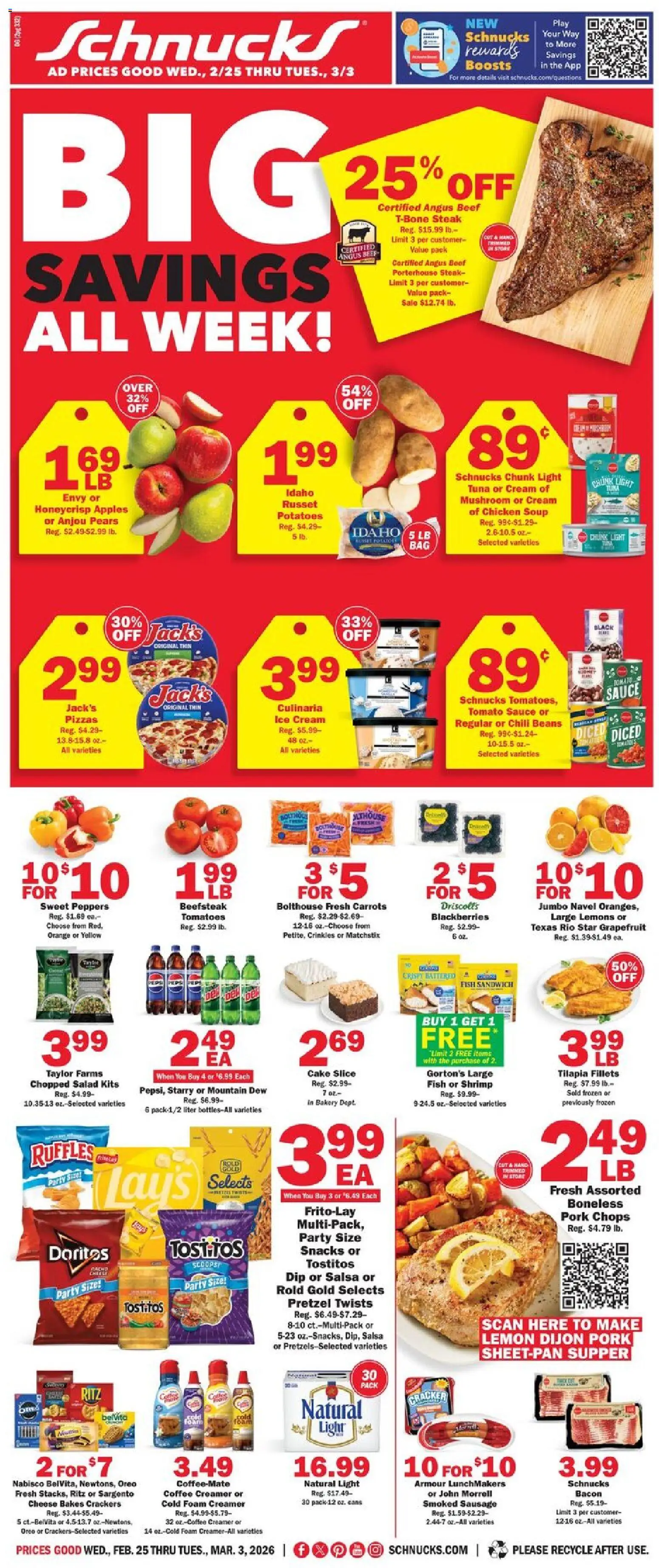 Ad Preview of Schnucks Ad from 02/25/2026