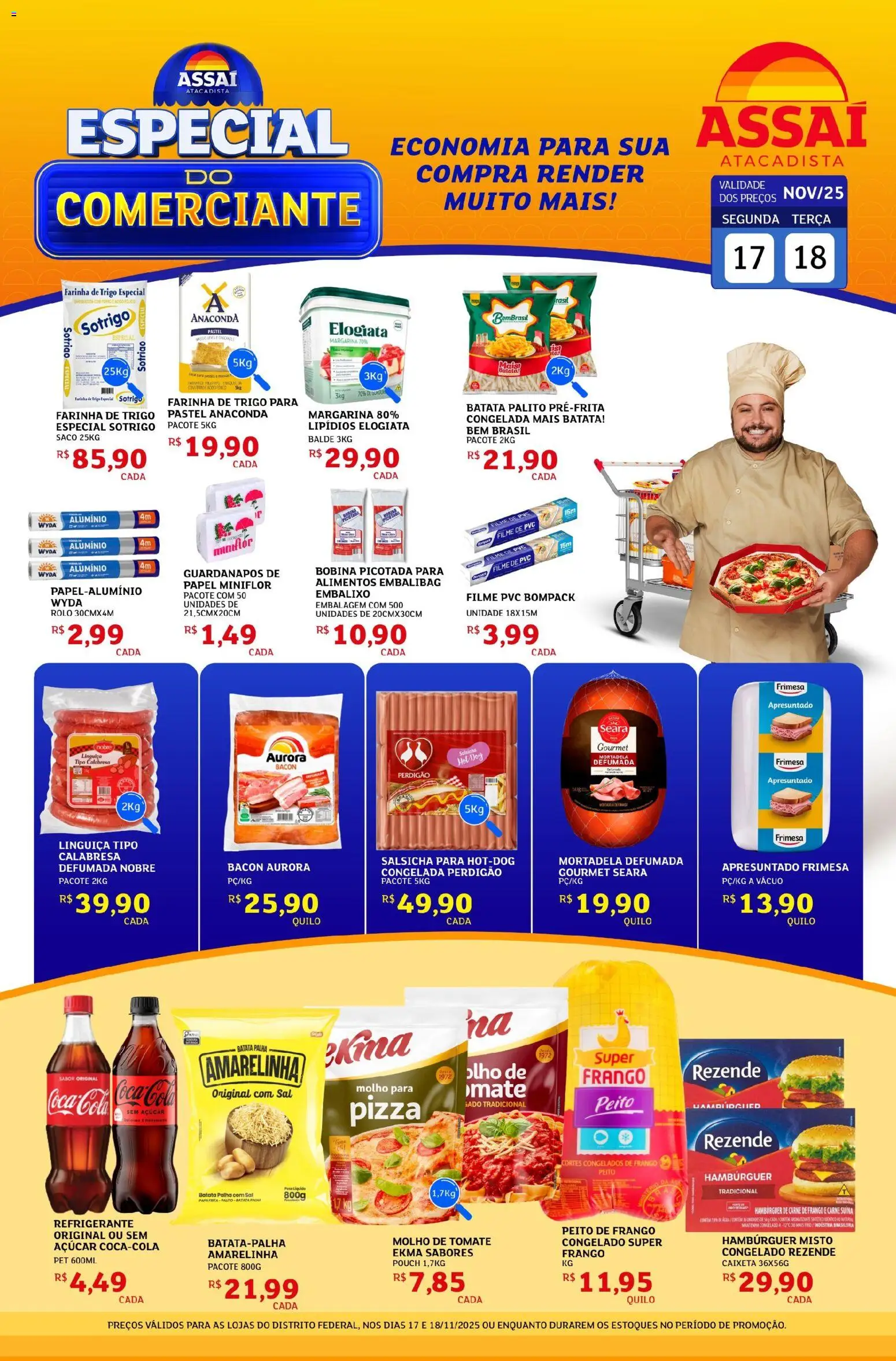 Pré-Visualização do folheto "Encarte - DF" da loja Assaí Atacadista válido a partir de 28/11/2025
