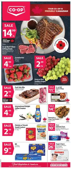 Preview of leaflet Weekly flyer / circulaire from shop Co-op Food is valid from Nov 06, 2025