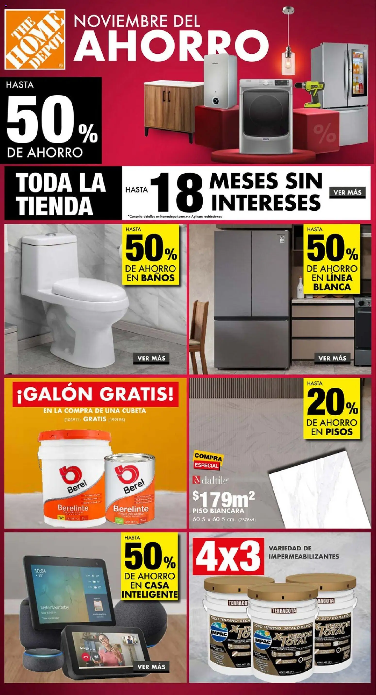 Vista previa las ofertas de la tienda Home Depot - Catálogo desde el 20/11/2025 