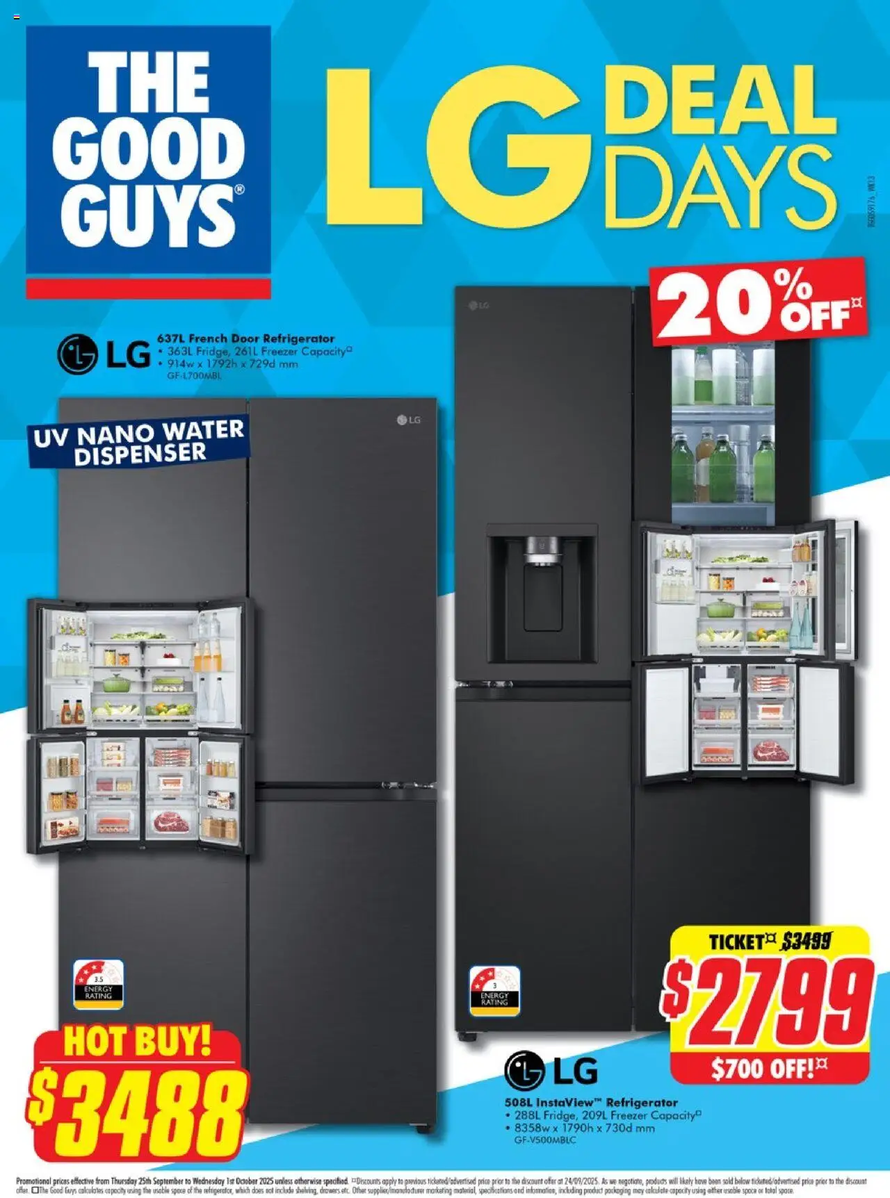 The Good Guys catalogue valid from 24/09/2025 - page 1