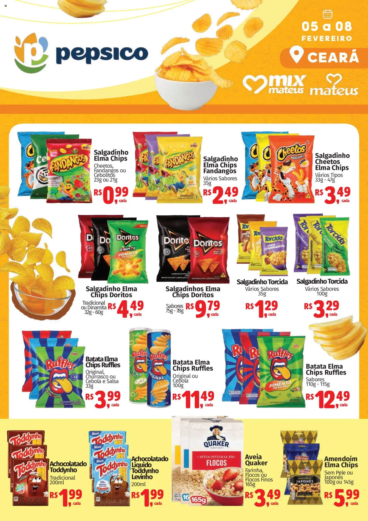 Pré-Visualização do folheto "Ofertas Exclusivo Pepsico" da loja Mateus válido a partir de 05/02/2026