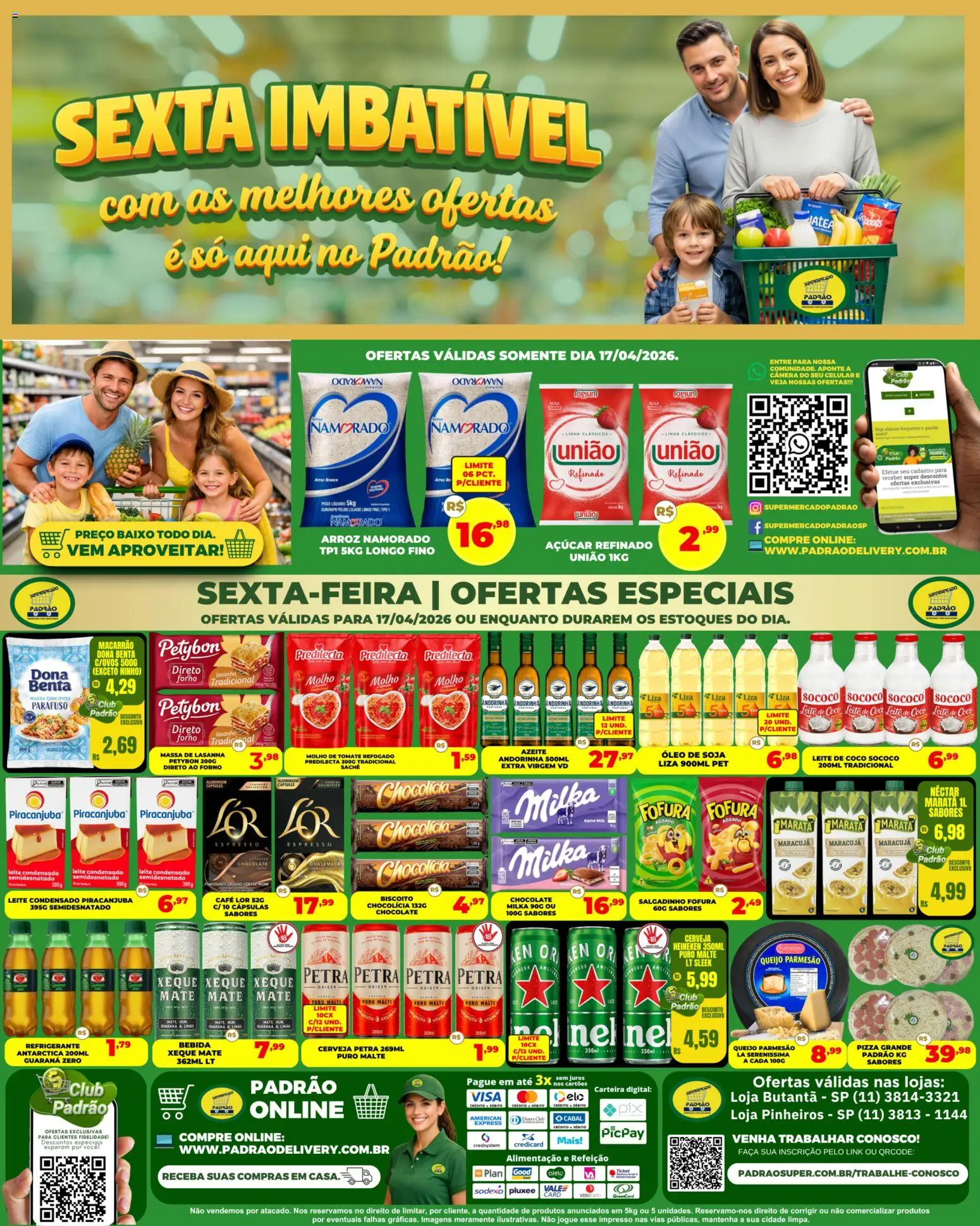 Pré-Visualização do folheto "Supermercado Padrão ofertas Especiais" da loja Supermercado Padrão válido a partir de 17/04/2026