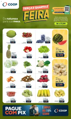 Pré-Visualização do folheto "Ofertas Terça e Quarta da Feira" da loja Coop válido a partir de 16/09/2025