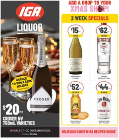 Preview of catalogue Add a drop to your Xmas Shop 17/12 from shop Deals valid 16/12/2025