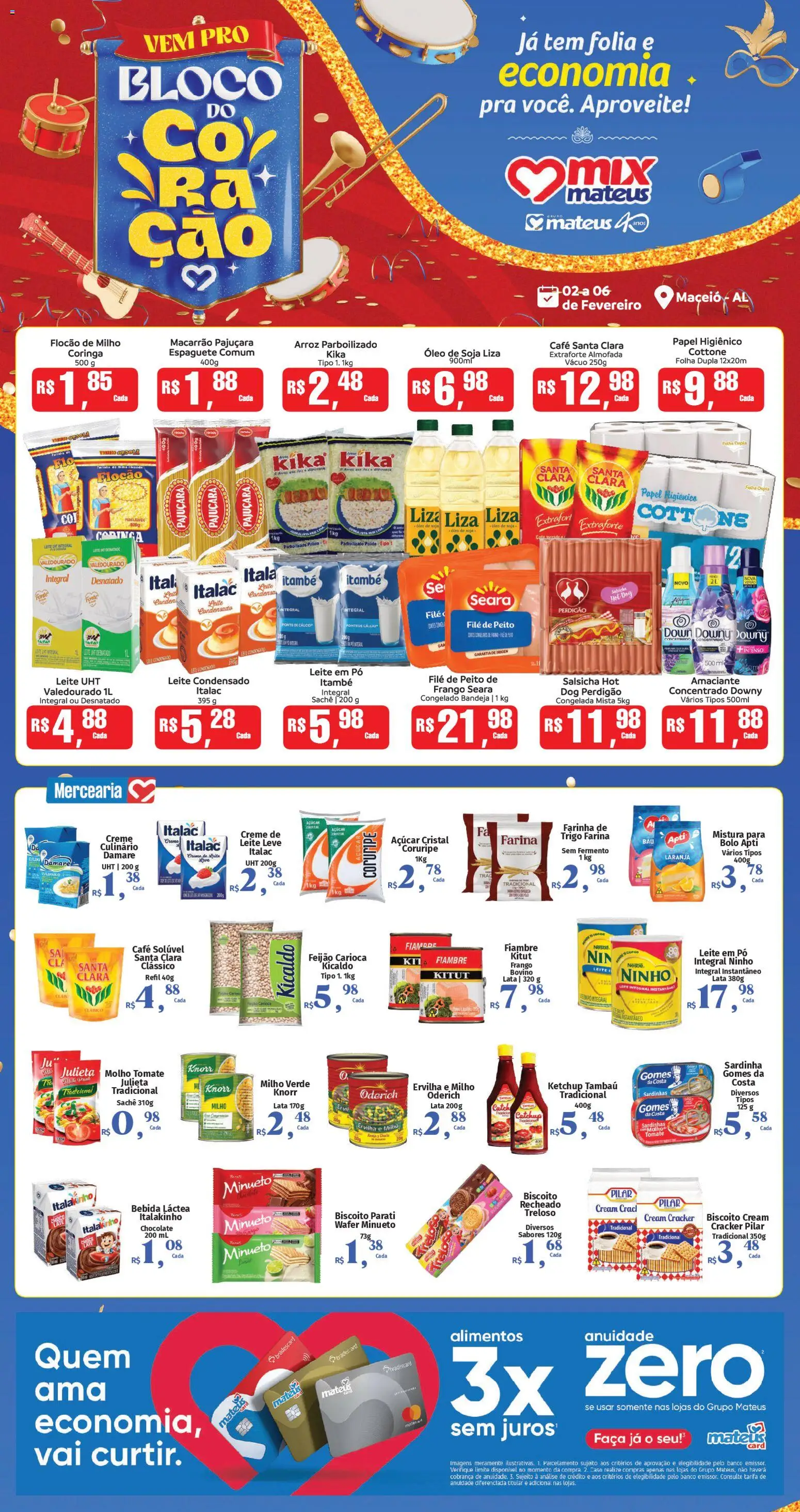 Pré-Visualização do folheto "Ofertas da semana" da loja Mateus válido a partir de 02/02/2026