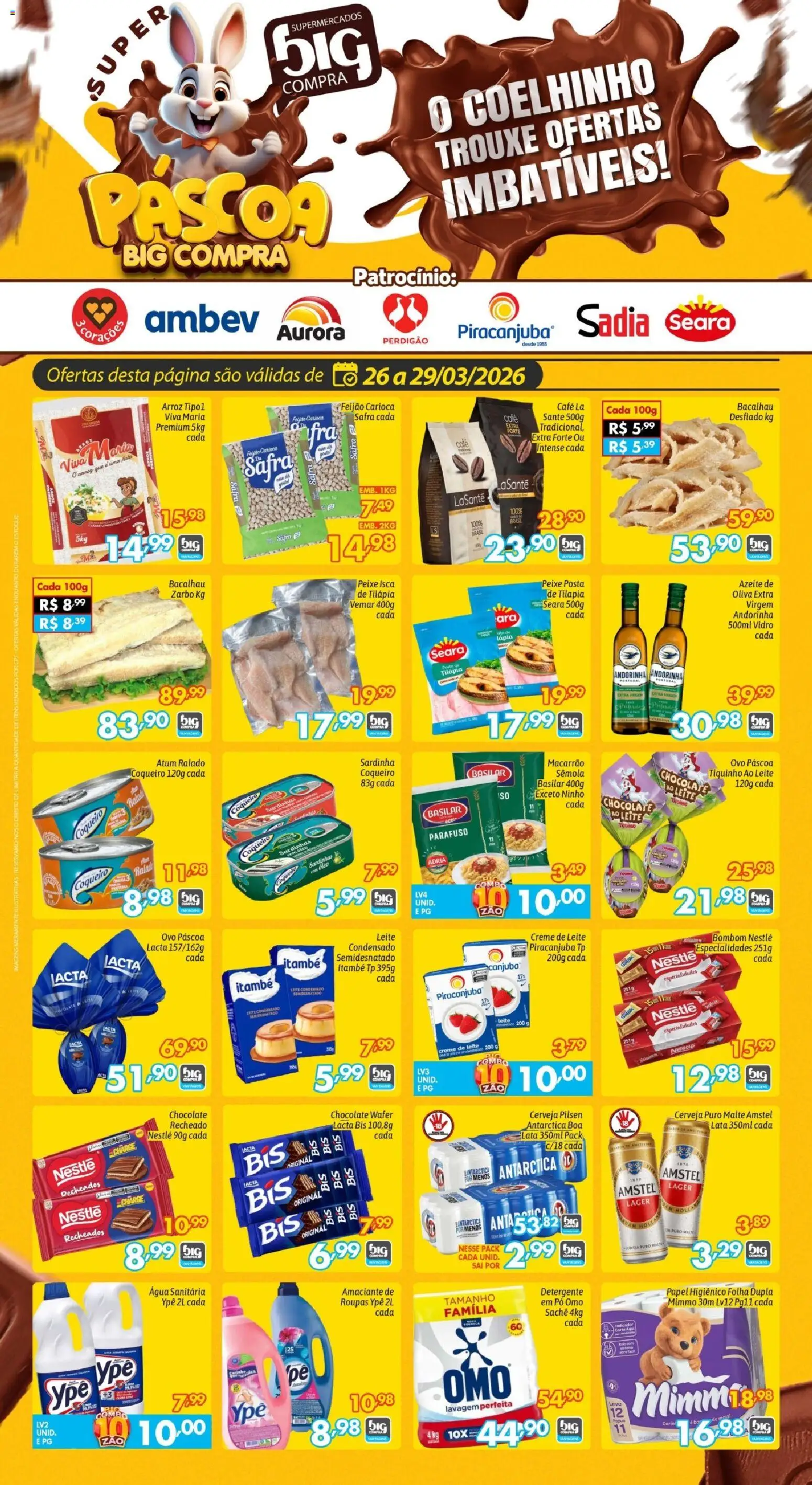 Pré-Visualização do folheto "Big Compra - Ofertas da semana" da loja Big Compra válido a partir de 26/03/2026