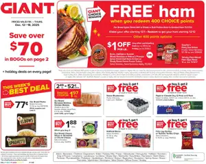 Ad Preview of Giant Weekly Ad from 12/12/2025
