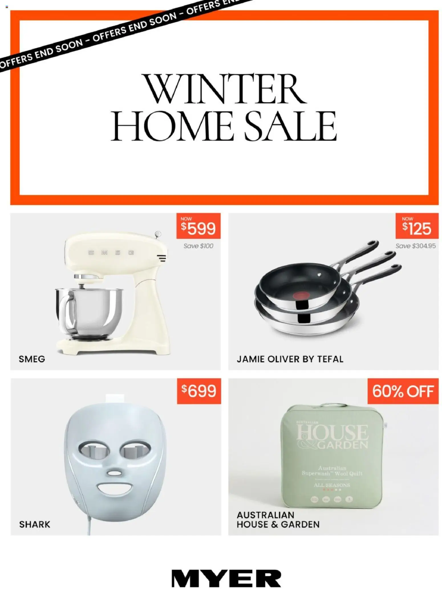 Preview of catalogue Myer Winter Home Sale from shop Myer valid 08/04/2026