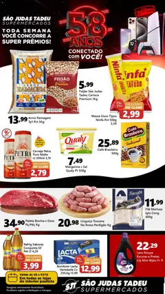 Pré-Visualização do folheto "Ofertas Fim de semana" da loja São Judas Tadeu válido a partir de 05/12/2025