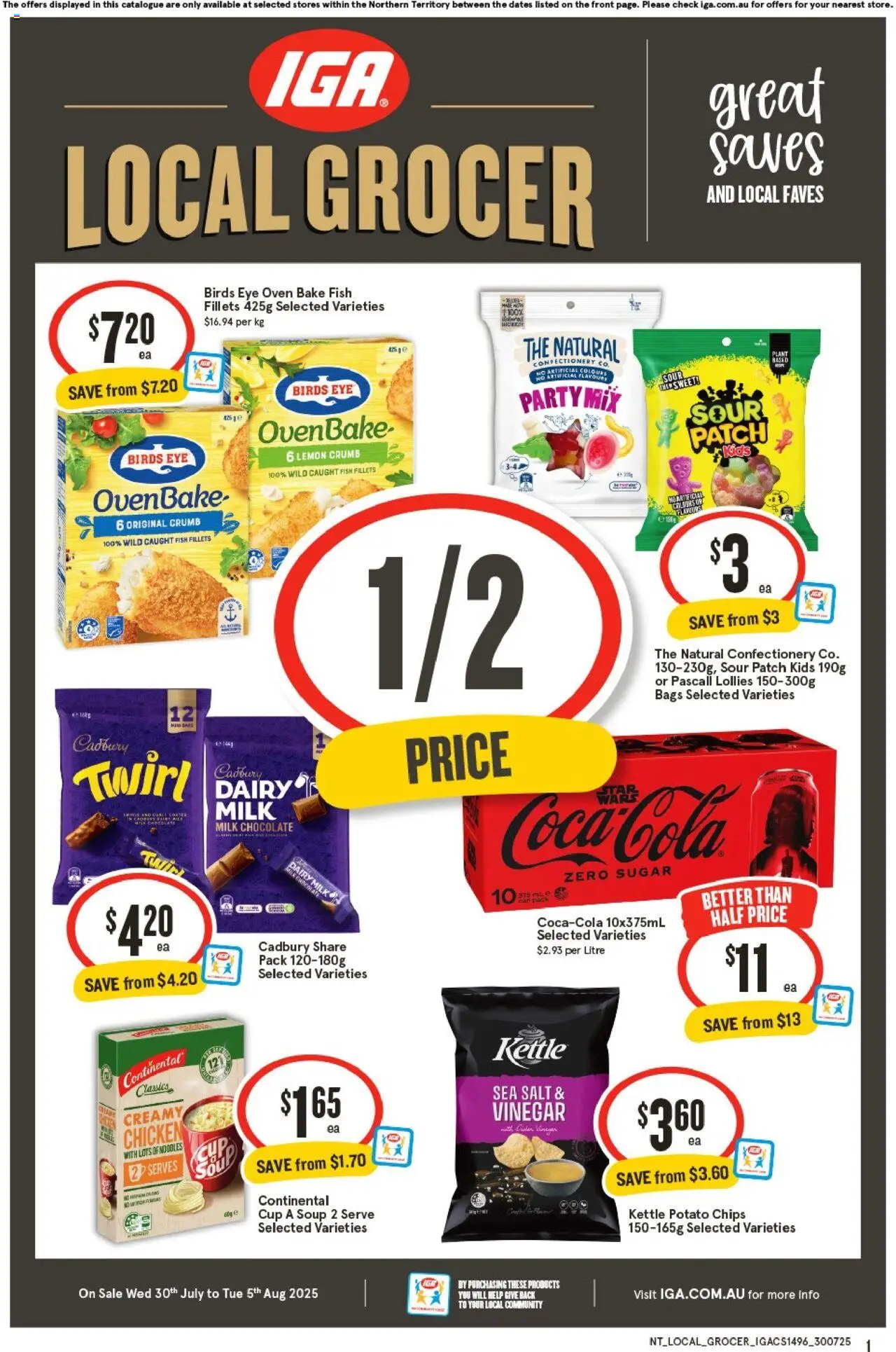 IGA catalogue valid from 30/07/2025 - page 1