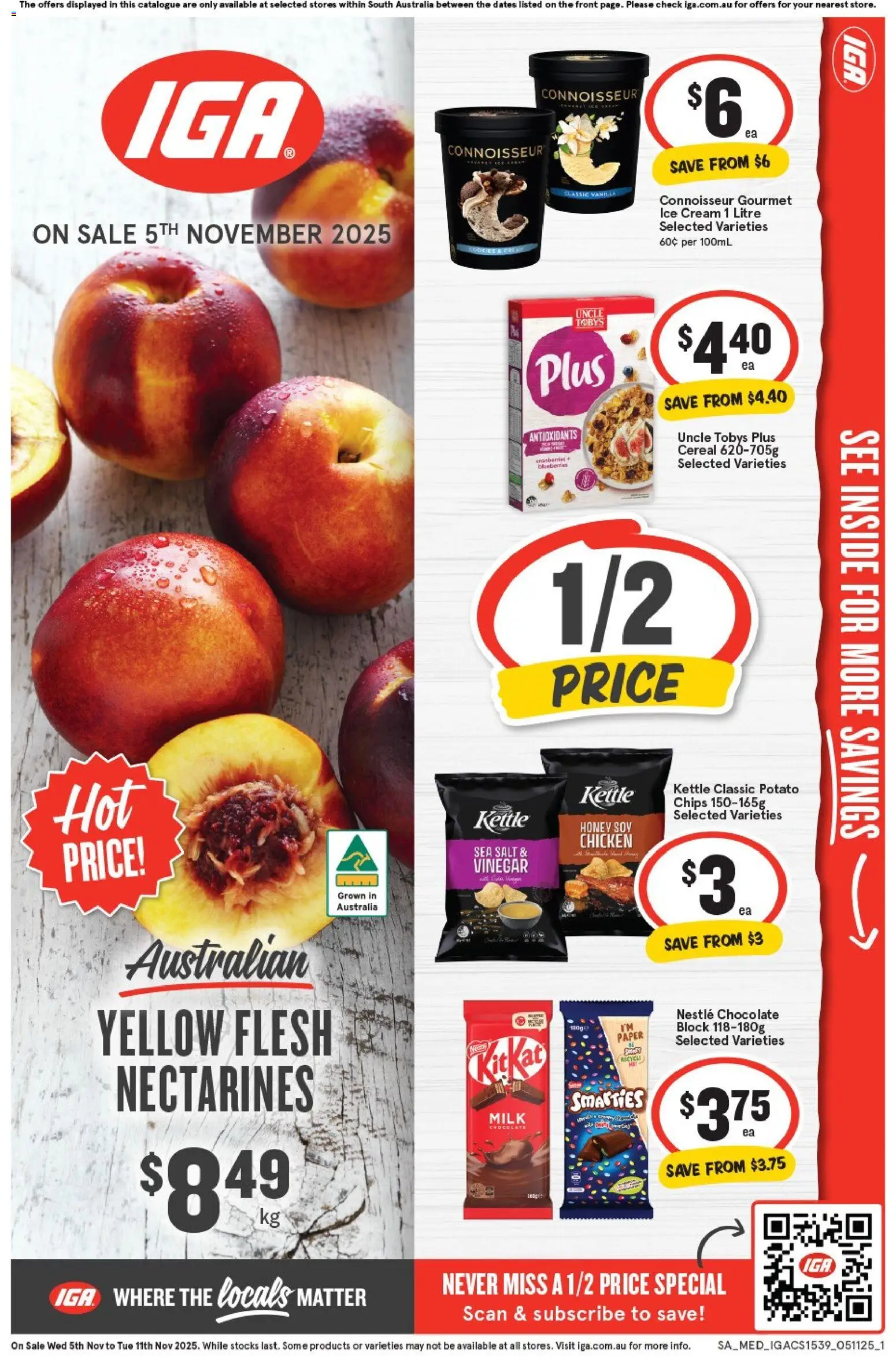Preview of catalogue Catalogue SA from shop IGA valid 05/11/2025