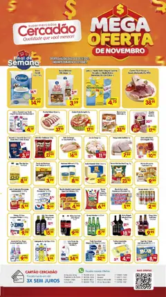 Pré-Visualização do folheto "Ofertas da semana" da loja Cercadão válido a partir de 08/11/2025 | Página: 1
