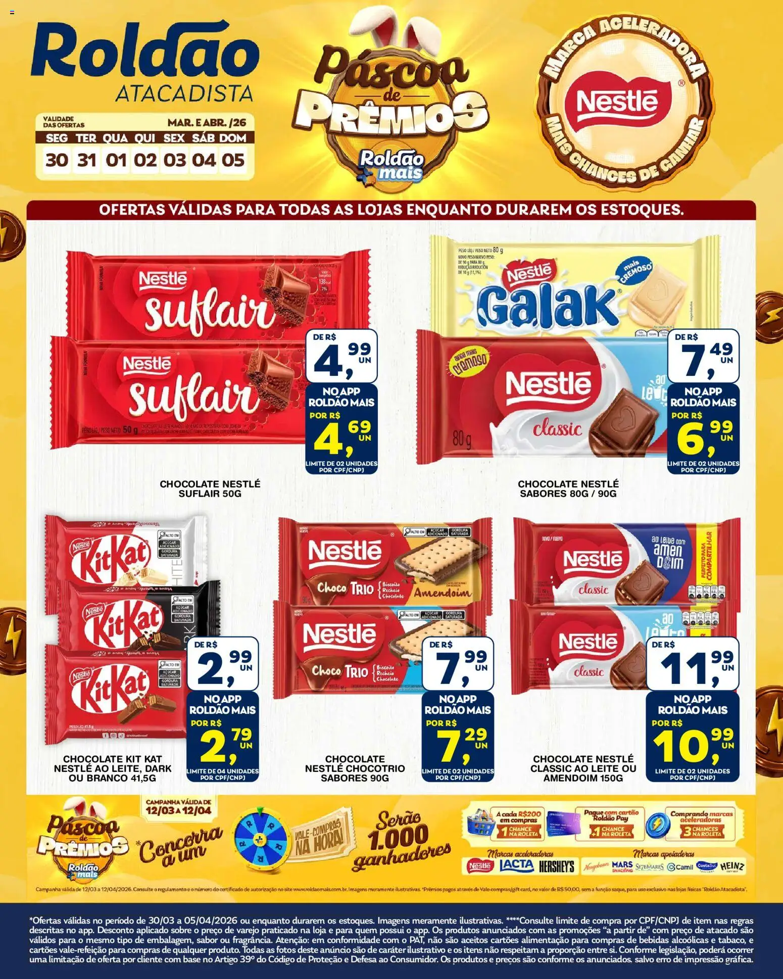 Pré-Visualização do folheto "Roldão ofertas Nestlé" da loja Roldão válido a partir de 30/03/2026