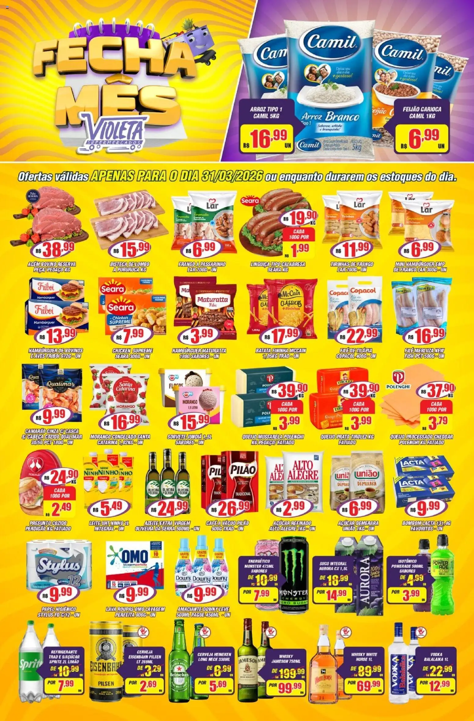 Pré-Visualização do folheto "Violeta Supermercados - Ofertas da semana" da loja Violeta Supermercados válido a partir de 31/03/2026