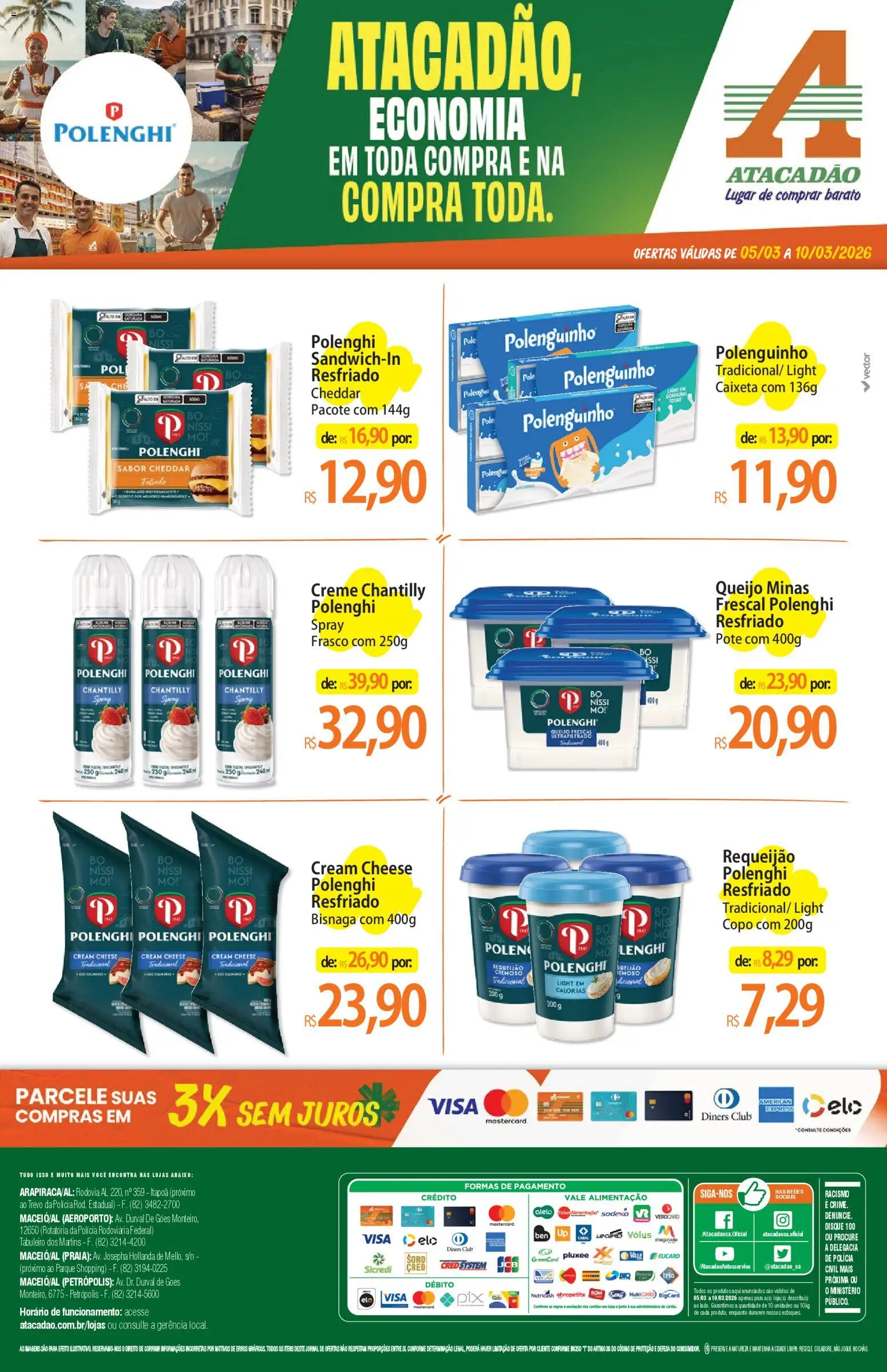 Pré-Visualização do folheto "Atacadão ofertas - AL" da loja Atacadão válido a partir de 05/03/2026