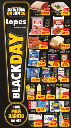 Pré-Visualização do folheto "Ofertas da semana" da loja Lopes Supermercados válido a partir de 09/01/2026