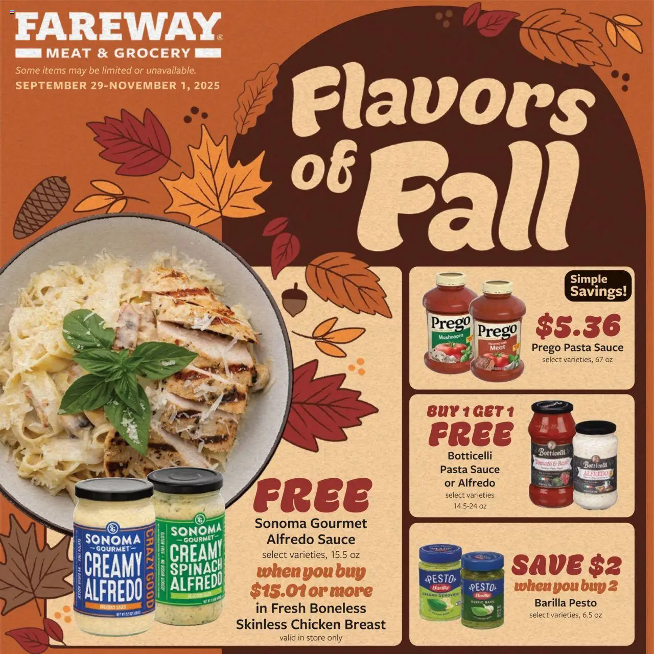 Fareway Monthly Ad from 09/29/2025 - Flyer - Page number 1