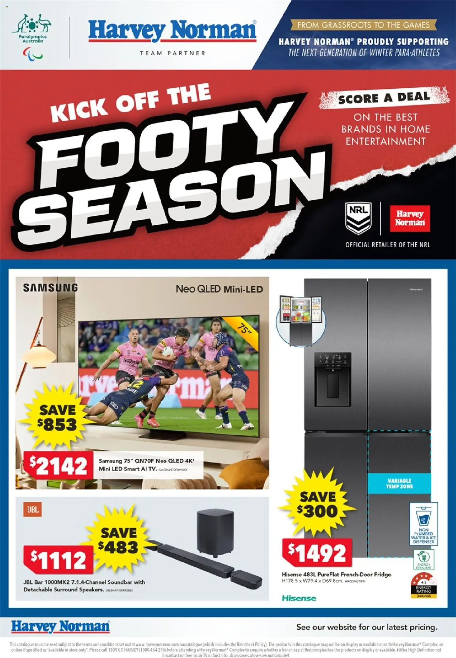 Preview of catalogue Catalogue from shop Harvey Norman valid 26/02/2026