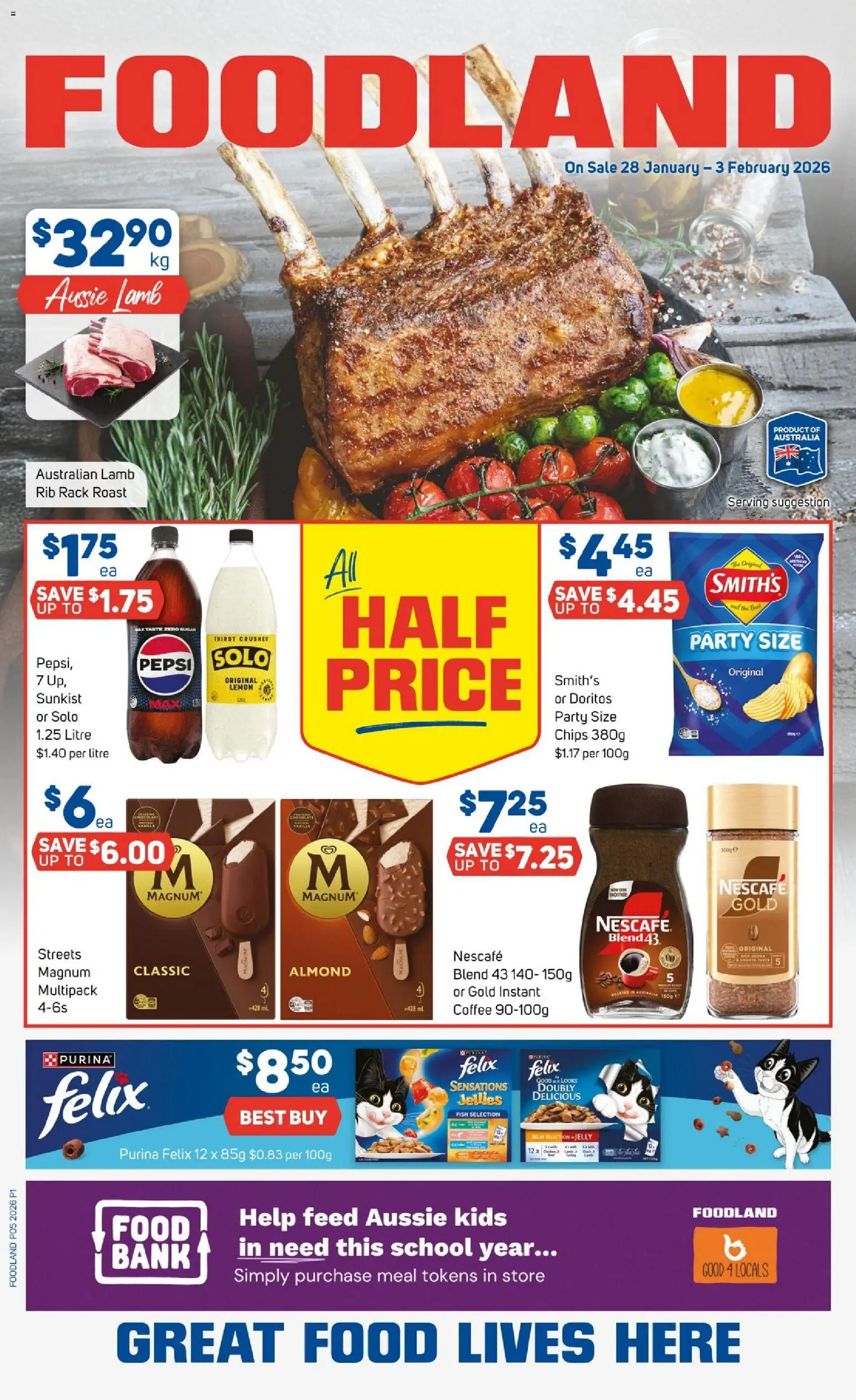 Preview of catalogue Catalogue from shop Foodland valid 28/01/2026