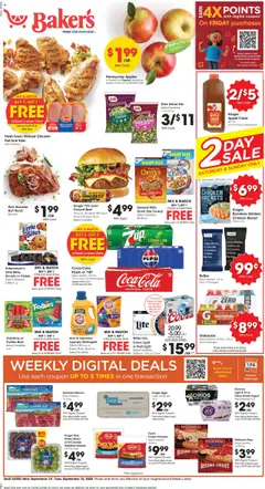 Ad Preview of Baker's Weekly Ad from 09/10/2025