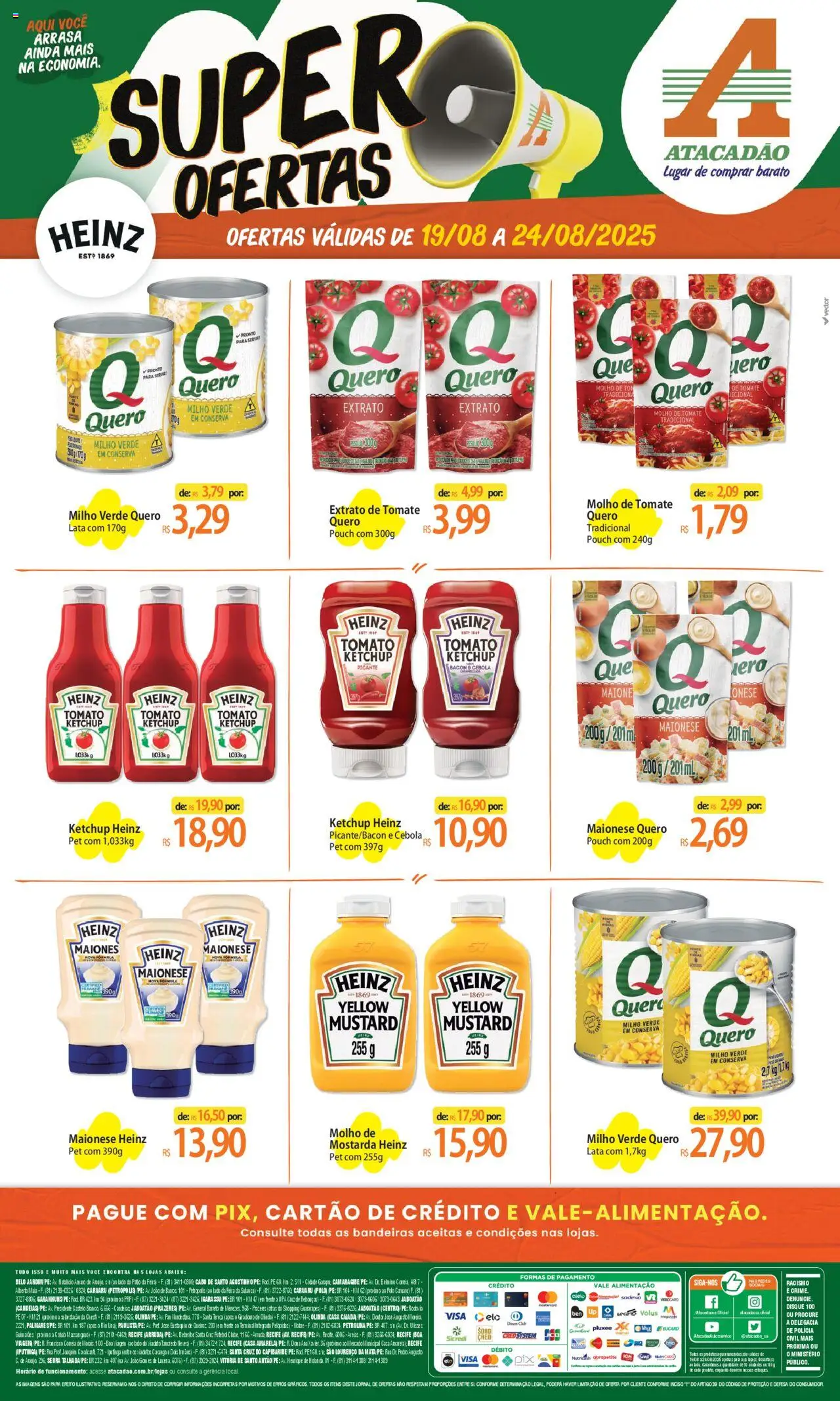 Atacadão folheto "Ofertas - PE" válido a partir de 19/08/2025 - número de página 1