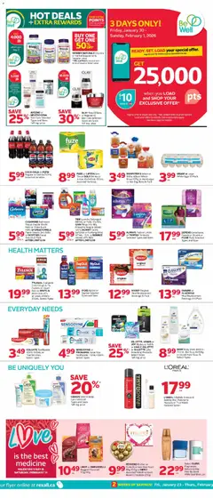 Preview of leaflet Weekly flyer / circulaire from shop Rexall is valid from Jan 30, 2026