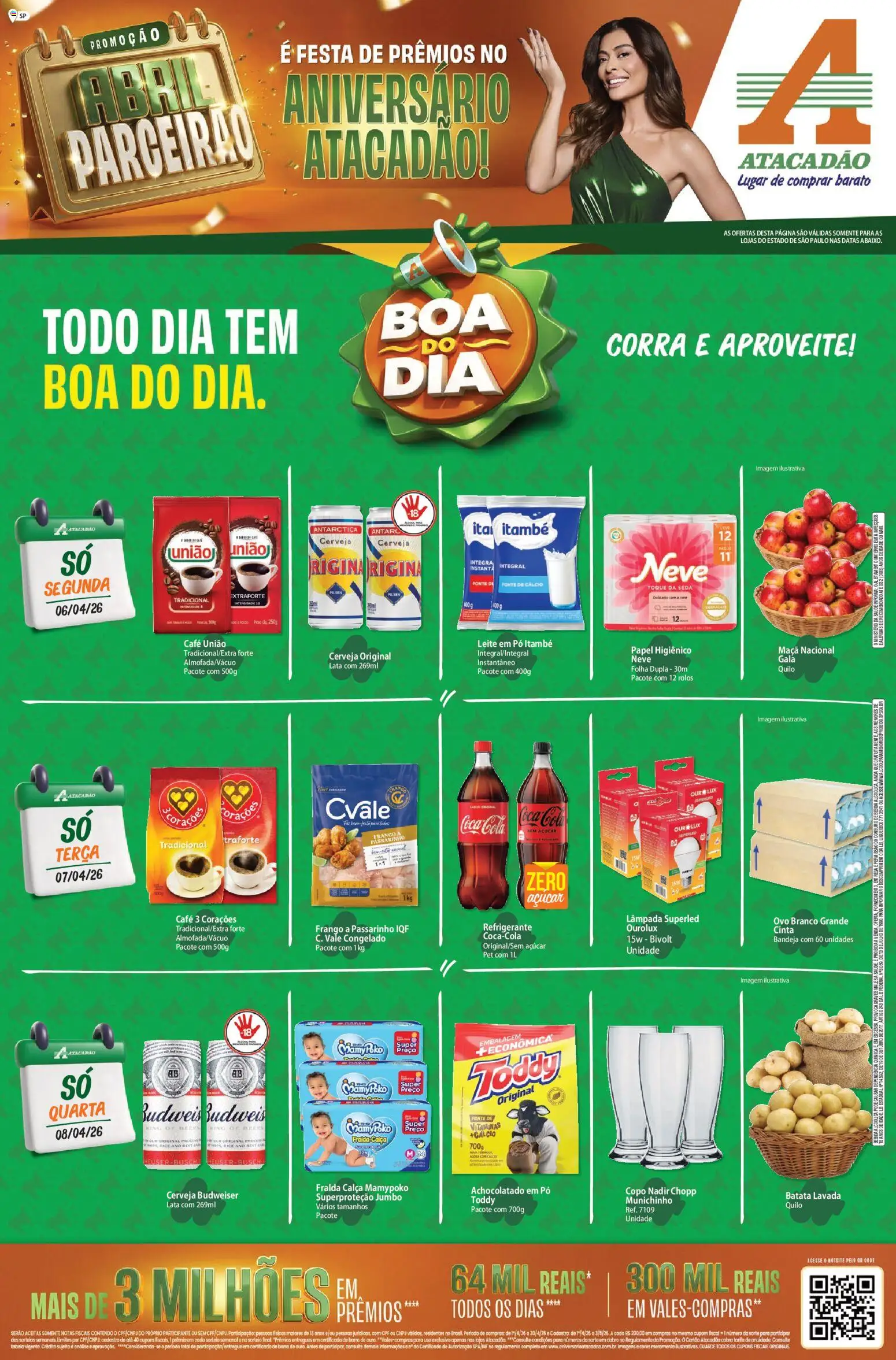 Pré-Visualização do folheto "Atacadão ofertas - SP" da loja Atacadão válido a partir de 06/04/2026