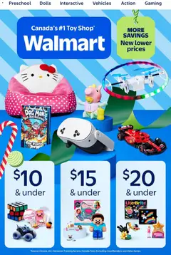 Preview of leaflet Toy Shop from shop Walmart is valid from Oct 16, 2025